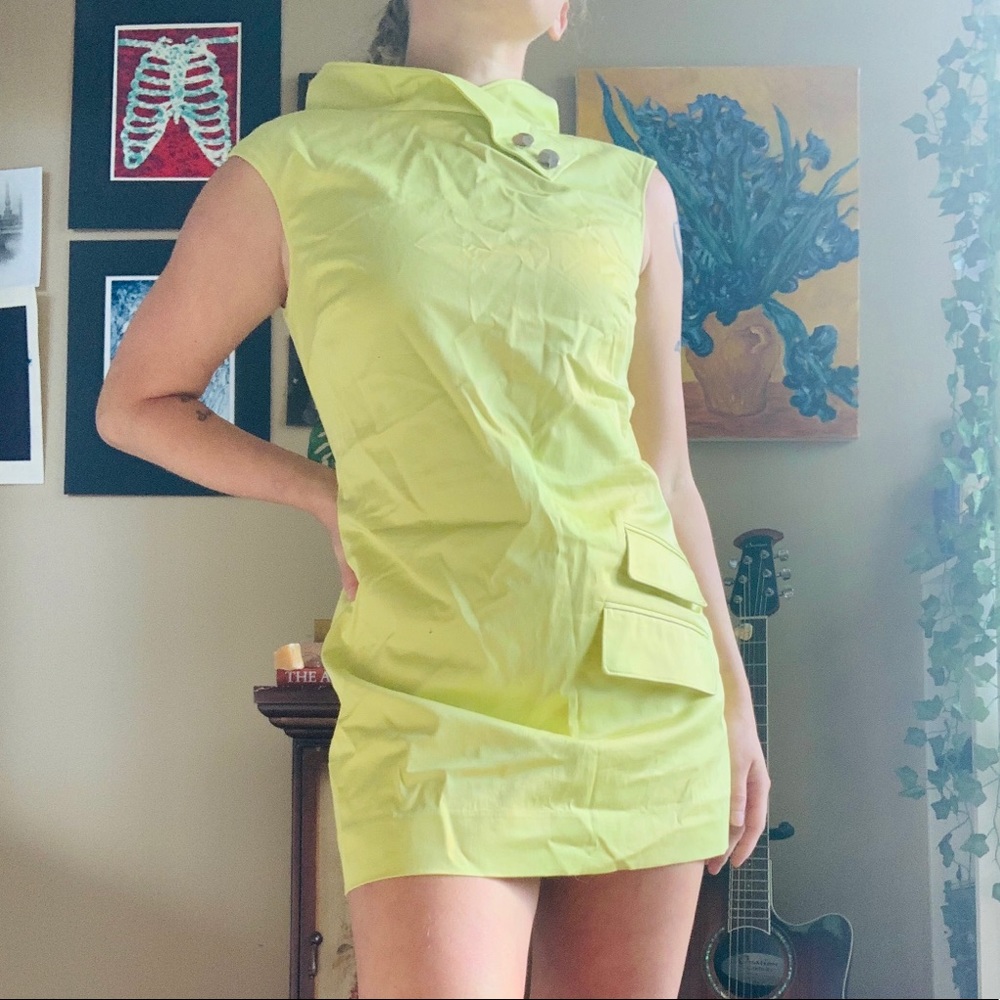 Mod Neon Green Jetsons Dress!